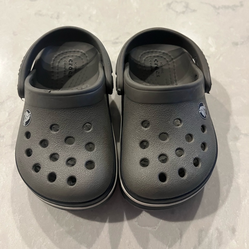 Gray Crocs